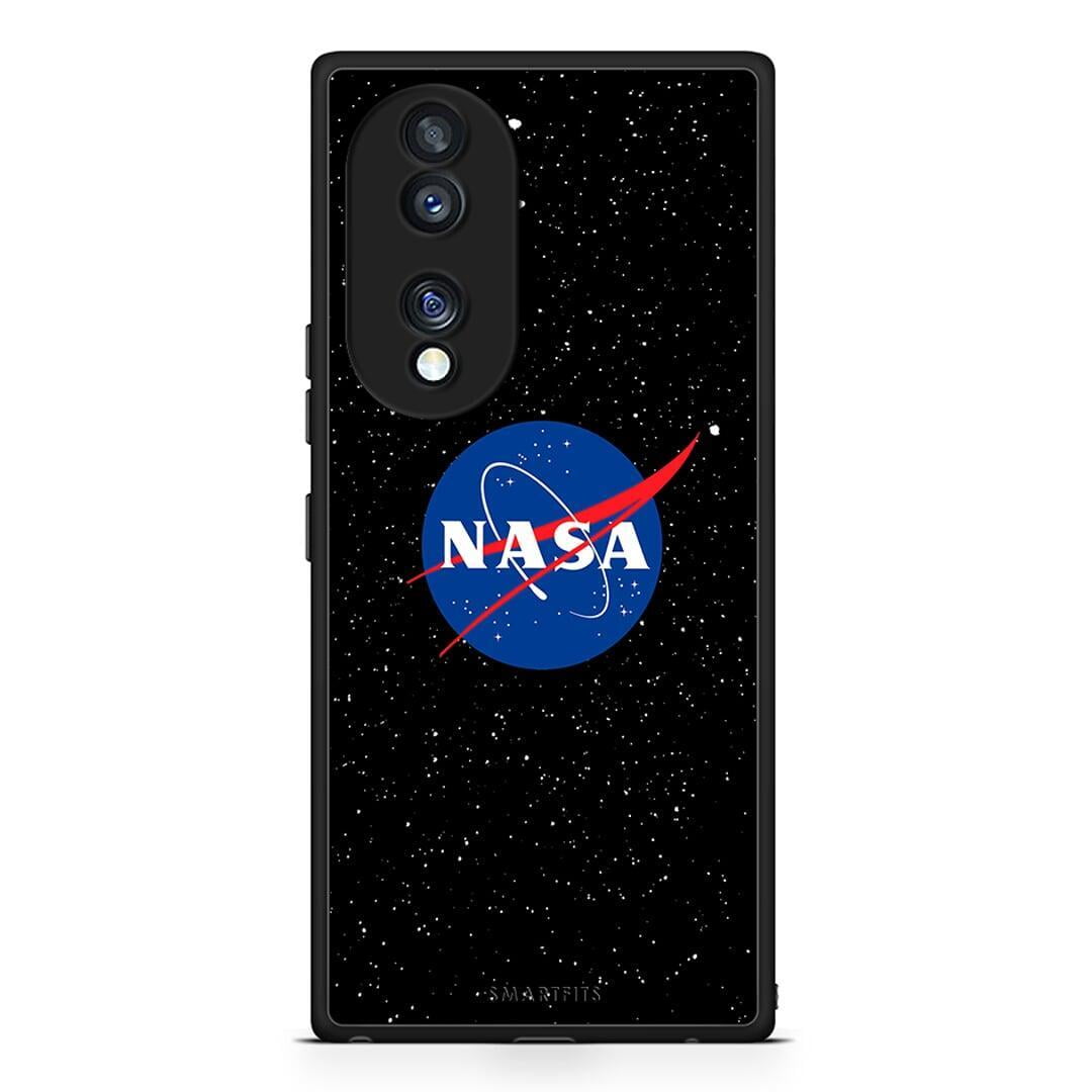 Θήκη Honor 70 5G PopArt NASA από τη Smartfits με σχέδιο στο πίσω μέρος και μαύρο περίβλημα | Honor 70 5G PopArt NASA Case with Colorful Back and Black Bezels
