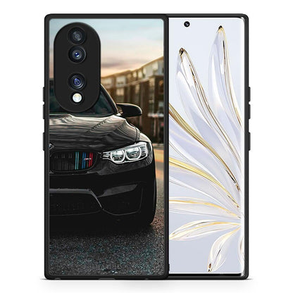 Θήκη Honor 70 5G Racing M3 από τη Smartfits με σχέδιο στο πίσω μέρος και μαύρο περίβλημα | Honor 70 5G Racing M3 Case with Colorful Back and Black Bezels