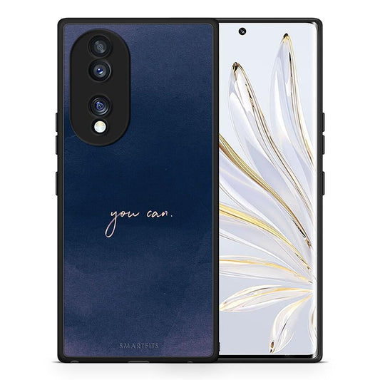 Θήκη Honor 70 5G You Can από τη Smartfits με σχέδιο στο πίσω μέρος και μαύρο περίβλημα | Honor 70 5G You Can Case with Colorful Back and Black Bezels