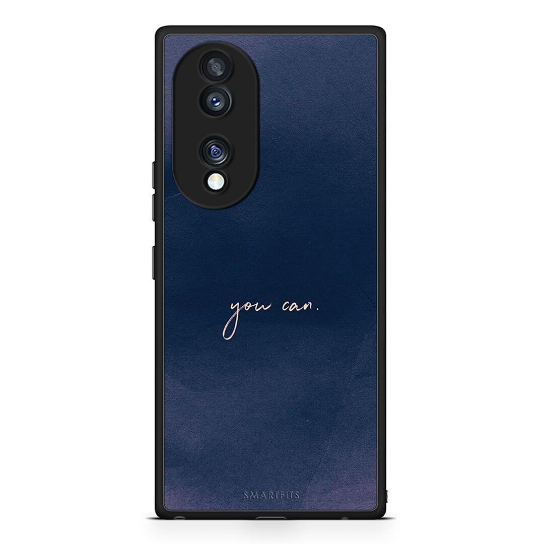 Θήκη Honor 70 5G You Can από τη Smartfits με σχέδιο στο πίσω μέρος και μαύρο περίβλημα | Honor 70 5G You Can Case with Colorful Back and Black Bezels