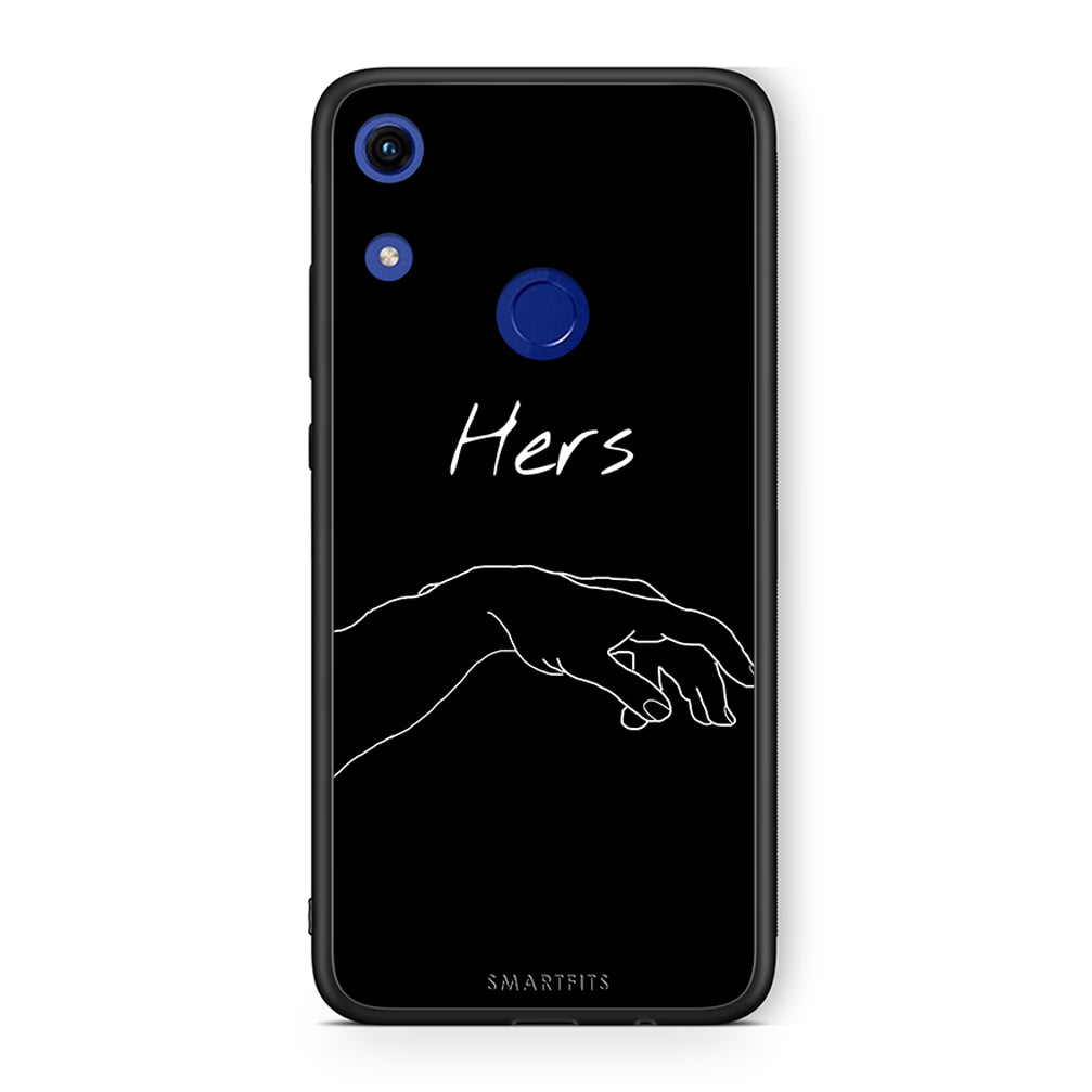 Honor 8A Aeshetic Love 1 Θήκη Αγίου Βαλεντίνου από τη Smartfits με σχέδιο στο πίσω μέρος και μαύρο περίβλημα | Smartphone case with colorful back and black bezels by Smartfits