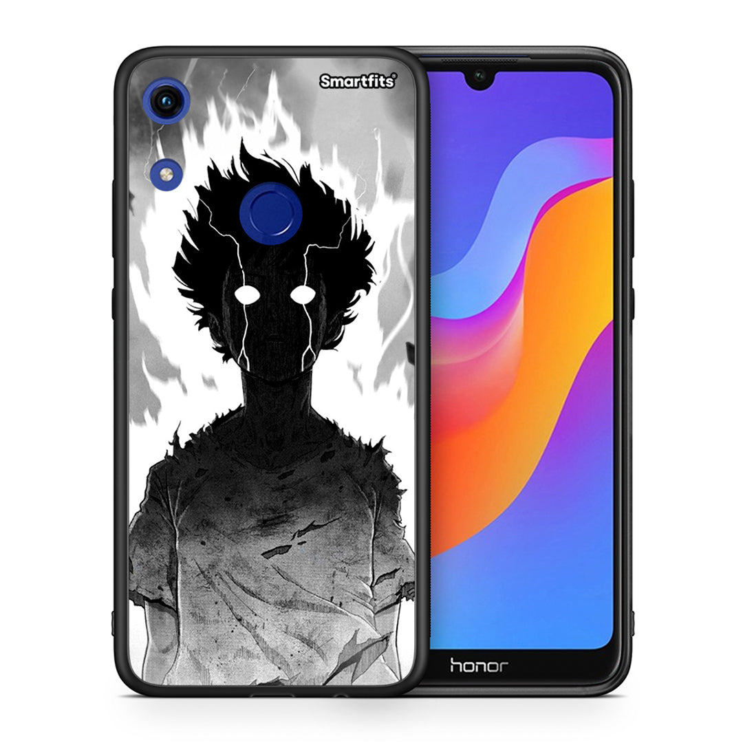 Θήκη Honor 8A Anime Boy από τη Smartfits με σχέδιο στο πίσω μέρος και μαύρο περίβλημα | Honor 8A Anime Boy case with colorful back and black bezels