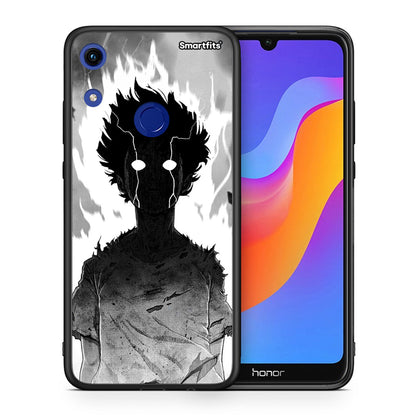 Θήκη Honor 8A Anime Boy από τη Smartfits με σχέδιο στο πίσω μέρος και μαύρο περίβλημα | Honor 8A Anime Boy case with colorful back and black bezels