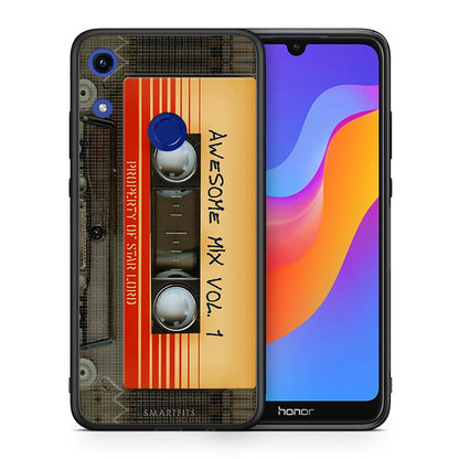 Θήκη Honor 8A Awesome Mix από τη Smartfits με σχέδιο στο πίσω μέρος και μαύρο περίβλημα | Honor 8A Awesome Mix case with colorful back and black bezels