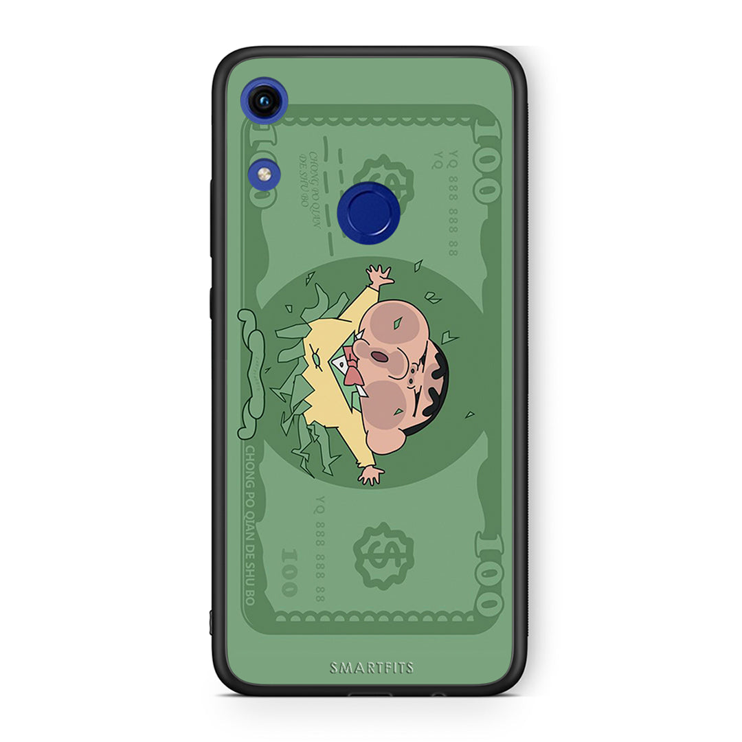 Honor 8A Big Money Θήκη Αγίου Βαλεντίνου από τη Smartfits με σχέδιο στο πίσω μέρος και μαύρο περίβλημα | Smartphone case with colorful back and black bezels by Smartfits