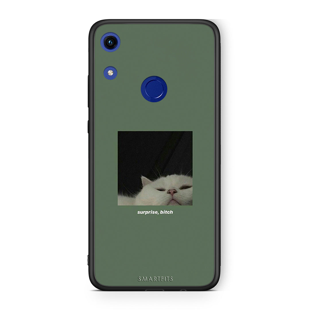 Honor 8A Bitch Surprise θήκη από τη Smartfits με σχέδιο στο πίσω μέρος και μαύρο περίβλημα | Smartphone case with colorful back and black bezels by Smartfits