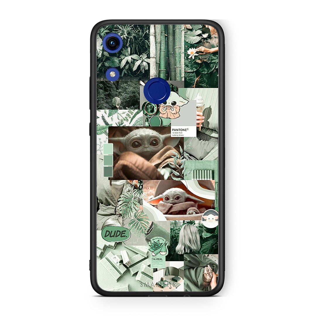 Honor 8A Collage Dude Θήκη Αγίου Βαλεντίνου από τη Smartfits με σχέδιο στο πίσω μέρος και μαύρο περίβλημα | Smartphone case with colorful back and black bezels by Smartfits