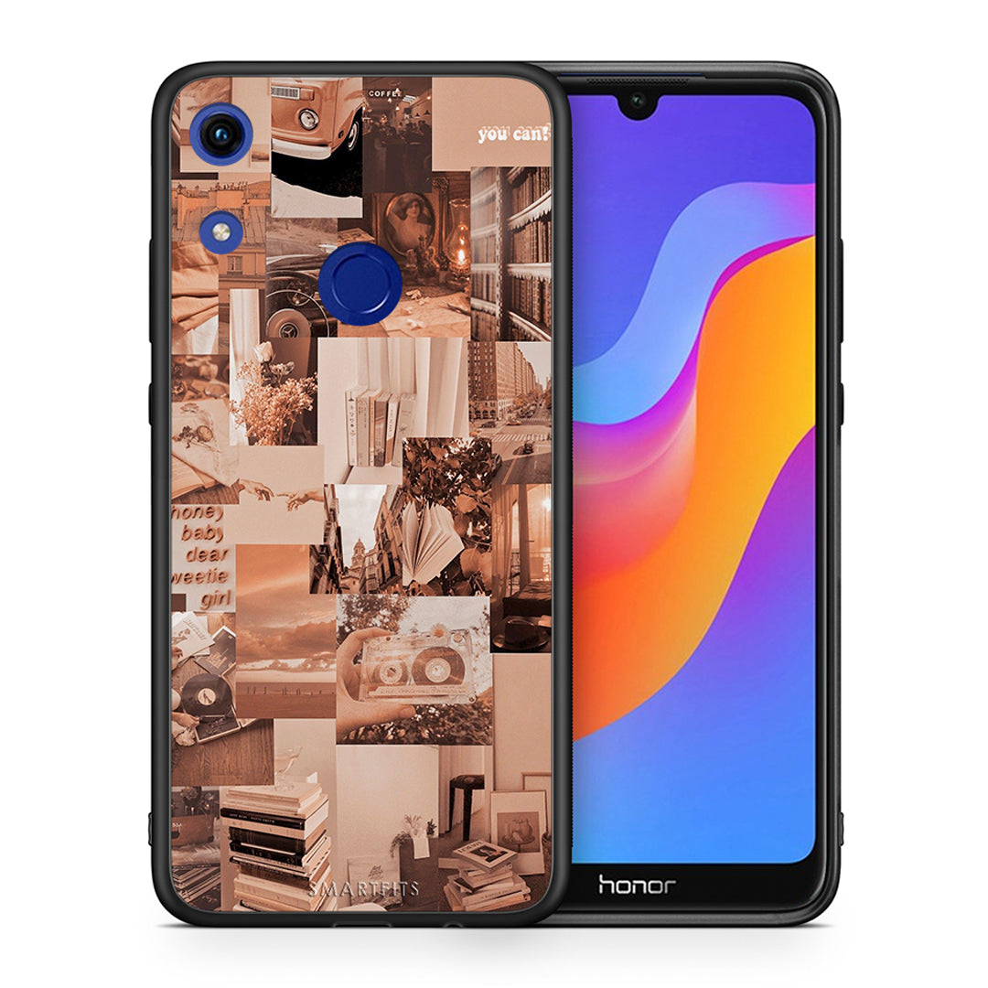 Θήκη Αγίου Βαλεντίνου Honor 8A Collage You Can από τη Smartfits με σχέδιο στο πίσω μέρος και μαύρο περίβλημα | Honor 8A Collage You Can case with colorful back and black bezels