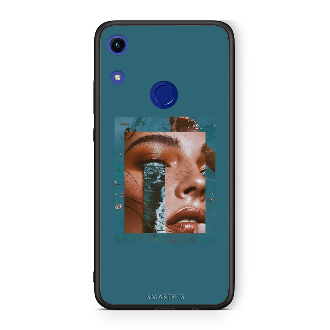 Honor 8A Cry An Ocean θήκη από τη Smartfits με σχέδιο στο πίσω μέρος και μαύρο περίβλημα | Smartphone case with colorful back and black bezels by Smartfits