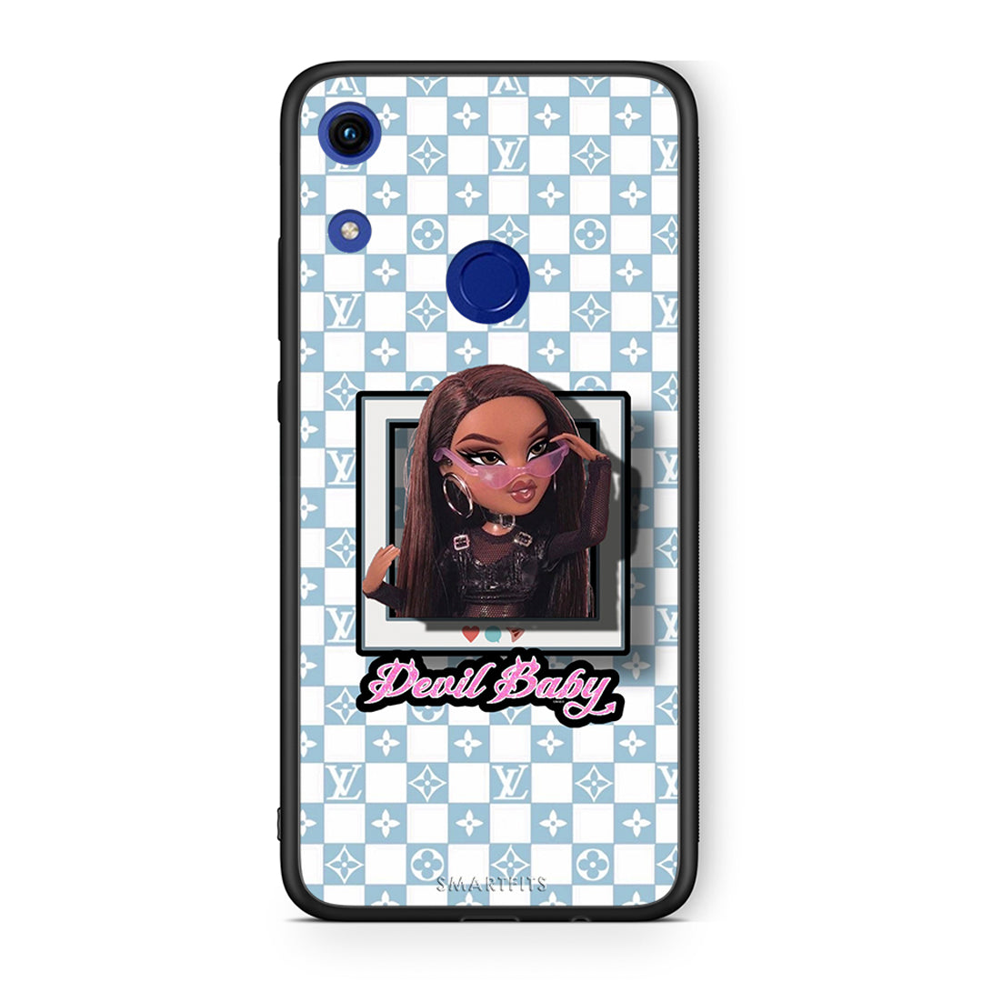 Honor 8A Devil Baby Θήκη Αγίου Βαλεντίνου από τη Smartfits με σχέδιο στο πίσω μέρος και μαύρο περίβλημα | Smartphone case with colorful back and black bezels by Smartfits
