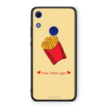 Honor 8A Fries Before Guys Θήκη Αγίου Βαλεντίνου από τη Smartfits με σχέδιο στο πίσω μέρος και μαύρο περίβλημα | Smartphone case with colorful back and black bezels by Smartfits