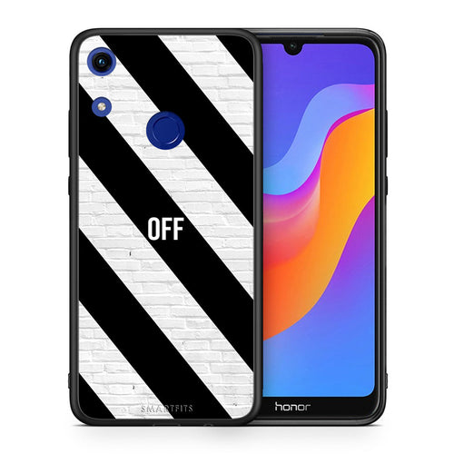 Θήκη Honor 8A Get Off από τη Smartfits με σχέδιο στο πίσω μέρος και μαύρο περίβλημα | Honor 8A Get Off case with colorful back and black bezels