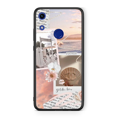 Honor 8A Golden Hour Θήκη Αγίου Βαλεντίνου από τη Smartfits με σχέδιο στο πίσω μέρος και μαύρο περίβλημα | Smartphone case with colorful back and black bezels by Smartfits