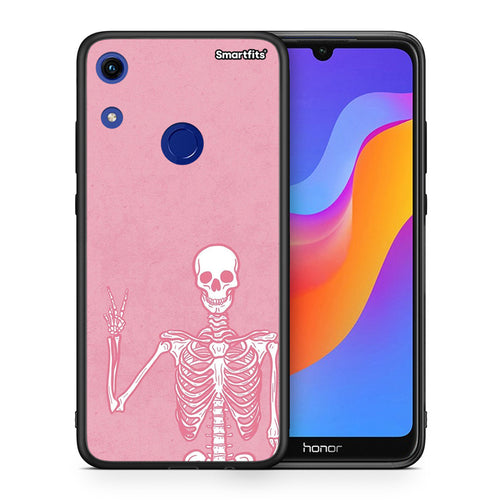 Θήκη Honor 8A Halloween Motivation από τη Smartfits με σχέδιο στο πίσω μέρος και μαύρο περίβλημα | Honor 8A Halloween Motivation case with colorful back and black bezels