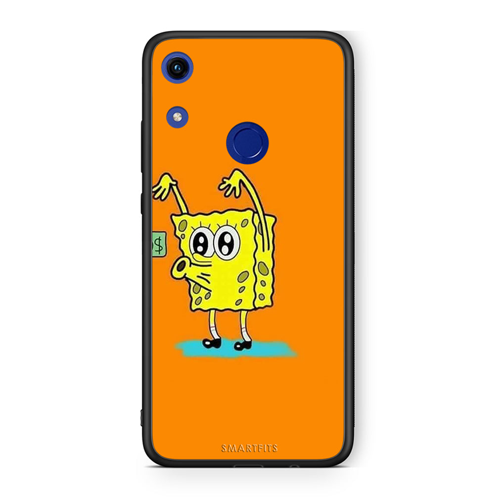 Honor 8A No Money 2 Θήκη Αγίου Βαλεντίνου από τη Smartfits με σχέδιο στο πίσω μέρος και μαύρο περίβλημα | Smartphone case with colorful back and black bezels by Smartfits