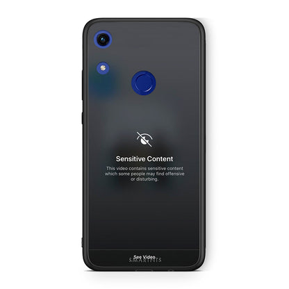 Honor 8A Sensitive Content θήκη από τη Smartfits με σχέδιο στο πίσω μέρος και μαύρο περίβλημα | Smartphone case with colorful back and black bezels by Smartfits
