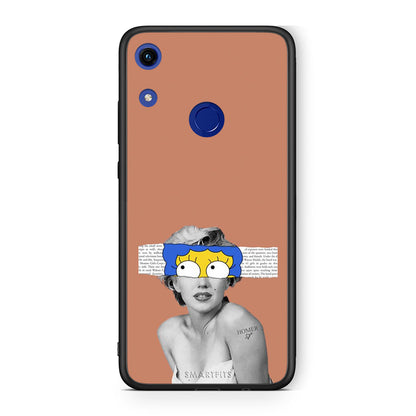 Honor 8A Sim Merilyn θήκη από τη Smartfits με σχέδιο στο πίσω μέρος και μαύρο περίβλημα | Smartphone case with colorful back and black bezels by Smartfits