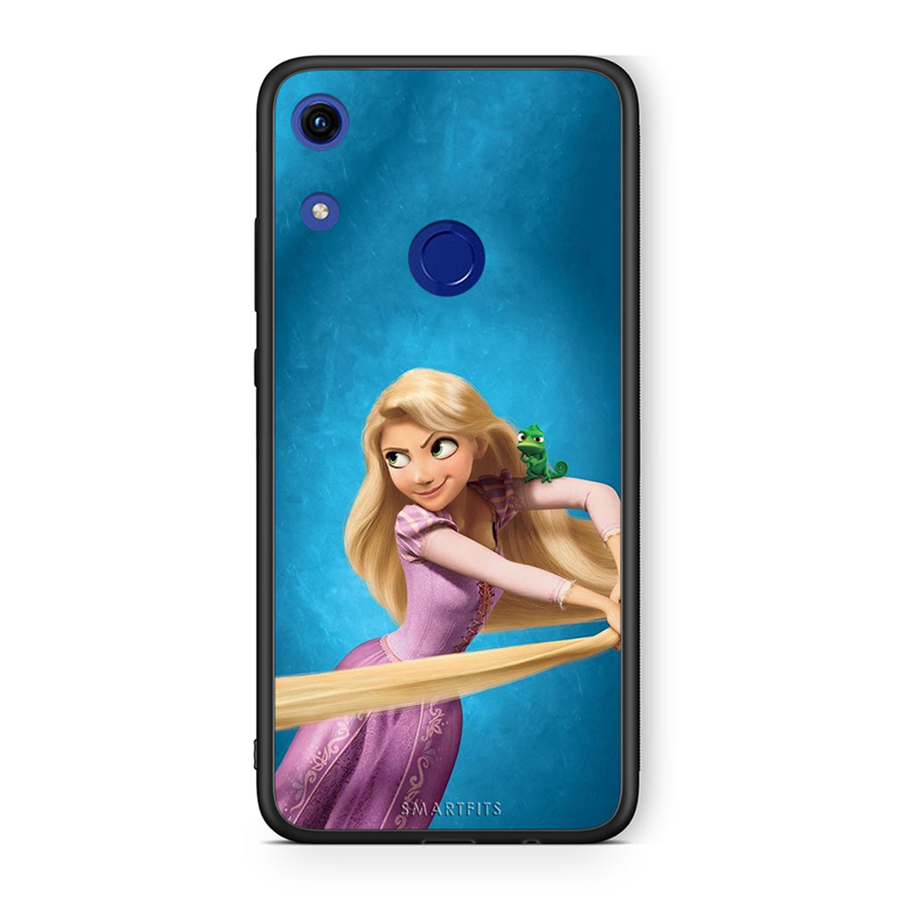 Honor 8A Tangled 2 Θήκη Αγίου Βαλεντίνου από τη Smartfits με σχέδιο στο πίσω μέρος και μαύρο περίβλημα | Smartphone case with colorful back and black bezels by Smartfits
