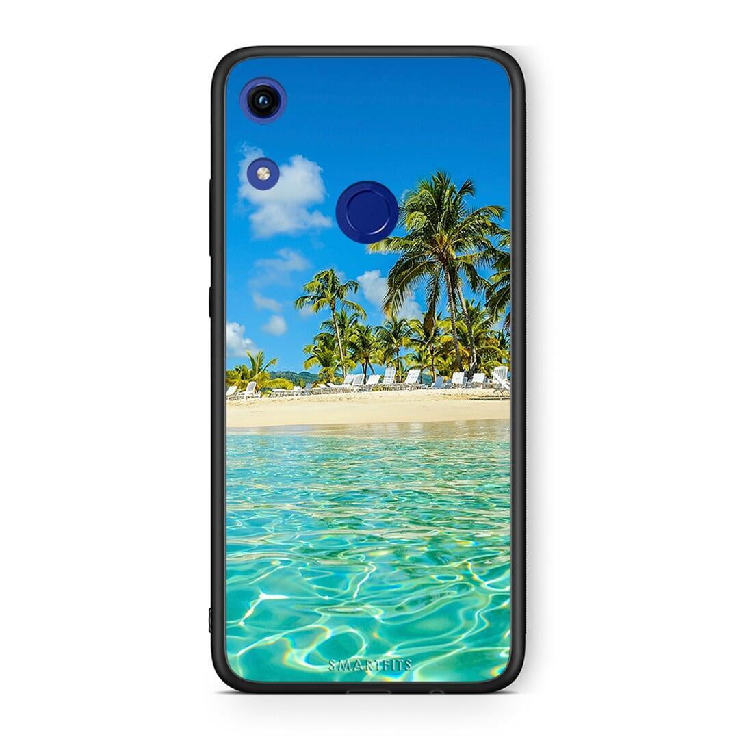Honor 8A Tropical Vibes Θήκη από τη Smartfits με σχέδιο στο πίσω μέρος και μαύρο περίβλημα | Smartphone case with colorful back and black bezels by Smartfits