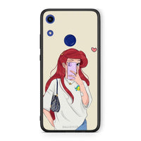 Thumbnail for Honor 8A Walking Mermaid Θήκη από τη Smartfits με σχέδιο στο πίσω μέρος και μαύρο περίβλημα | Smartphone case with colorful back and black bezels by Smartfits