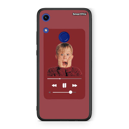 Huawei Honor 8A Xmas Alone Music θήκη από τη Smartfits με σχέδιο στο πίσω μέρος και μαύρο περίβλημα | Smartphone case with colorful back and black bezels by Smartfits