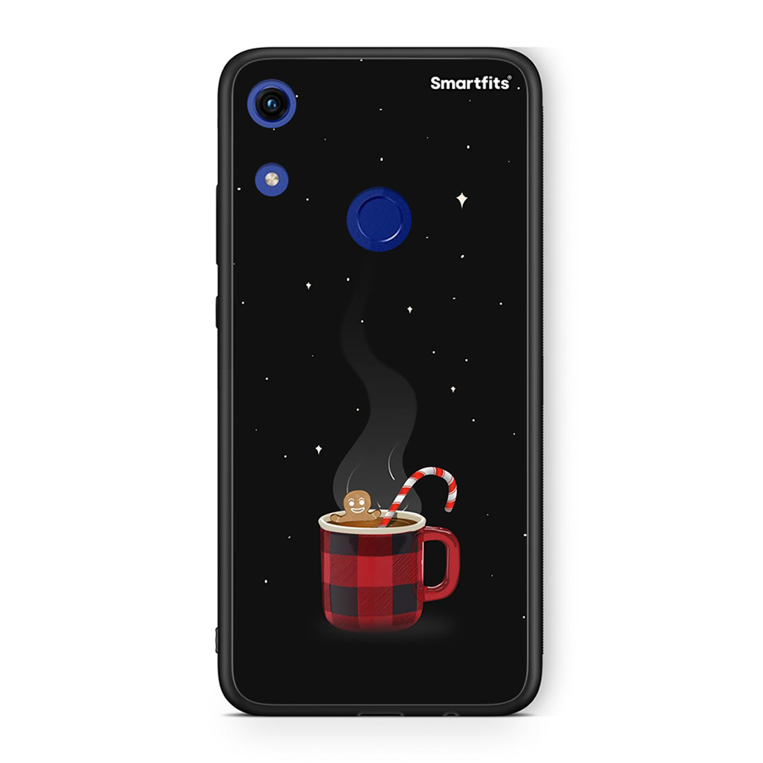 Huawei Honor 8A Xmas Bathing θήκη από τη Smartfits με σχέδιο στο πίσω μέρος και μαύρο περίβλημα | Smartphone case with colorful back and black bezels by Smartfits