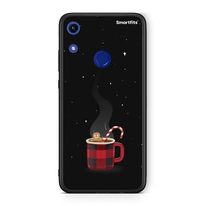 Huawei Honor 8A Xmas Bathing θήκη από τη Smartfits με σχέδιο στο πίσω μέρος και μαύρο περίβλημα | Smartphone case with colorful back and black bezels by Smartfits