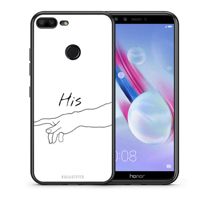 Θήκη Αγίου Βαλεντίνου Honor 9 Lite Aeshetic Love 2 από τη Smartfits με σχέδιο στο πίσω μέρος και μαύρο περίβλημα | Honor 9 Lite Aeshetic Love 2 case with colorful back and black bezels