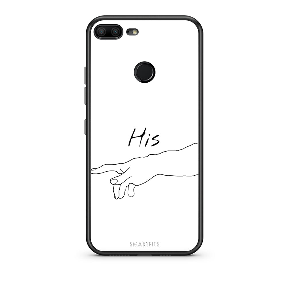 Honor 9 Lite Aeshetic Love 2 Θήκη Αγίου Βαλεντίνου από τη Smartfits με σχέδιο στο πίσω μέρος και μαύρο περίβλημα | Smartphone case with colorful back and black bezels by Smartfits