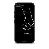 Thumbnail for Honor 9 Lite Always & Forever 1 Θήκη Αγίου Βαλεντίνου από τη Smartfits με σχέδιο στο πίσω μέρος και μαύρο περίβλημα | Smartphone case with colorful back and black bezels by Smartfits