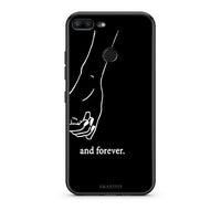 Thumbnail for Honor 9 Lite Always & Forever 2 Θήκη Αγίου Βαλεντίνου από τη Smartfits με σχέδιο στο πίσω μέρος και μαύρο περίβλημα | Smartphone case with colorful back and black bezels by Smartfits