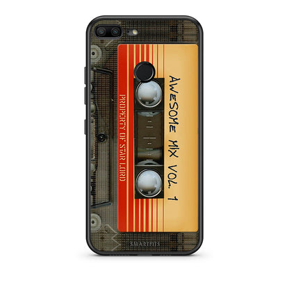 Honor 9 Lite Awesome Mix θήκη από τη Smartfits με σχέδιο στο πίσω μέρος και μαύρο περίβλημα | Smartphone case with colorful back and black bezels by Smartfits