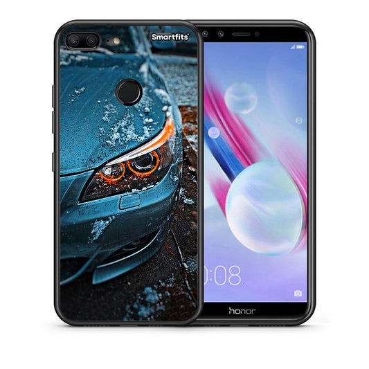 Θήκη Honor 9 Lite Bmw E60 από τη Smartfits με σχέδιο στο πίσω μέρος και μαύρο περίβλημα | Honor 9 Lite Bmw E60 case with colorful back and black bezels