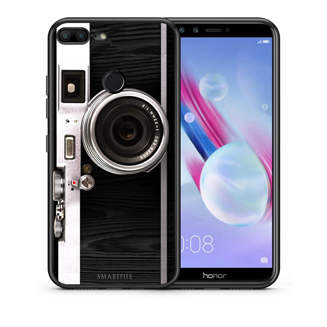 Θήκη Honor 9 Lite Emily In Paris από τη Smartfits με σχέδιο στο πίσω μέρος και μαύρο περίβλημα | Honor 9 Lite Emily In Paris case with colorful back and black bezels