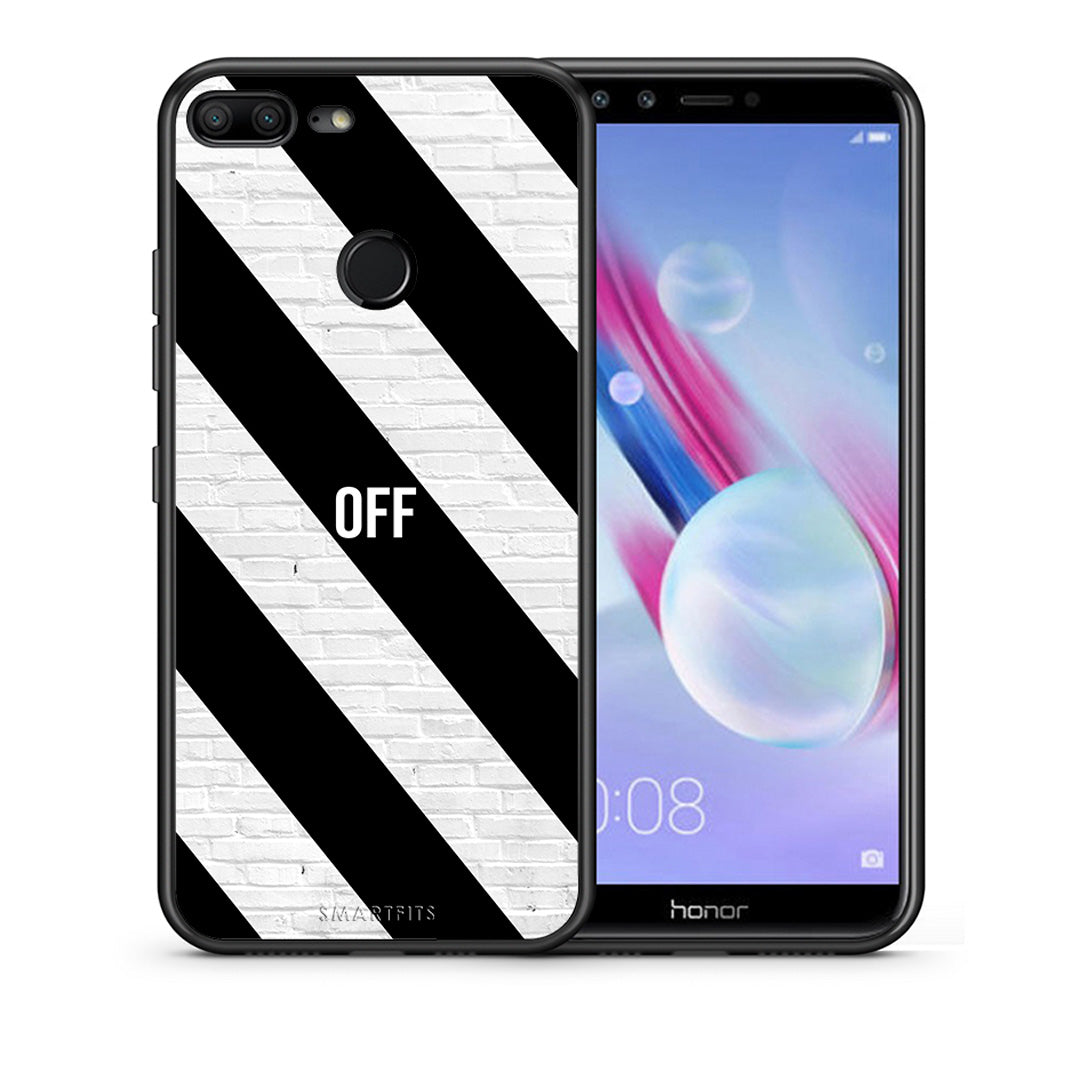 Θήκη Honor 9 Lite Get Off από τη Smartfits με σχέδιο στο πίσω μέρος και μαύρο περίβλημα | Honor 9 Lite Get Off case with colorful back and black bezels