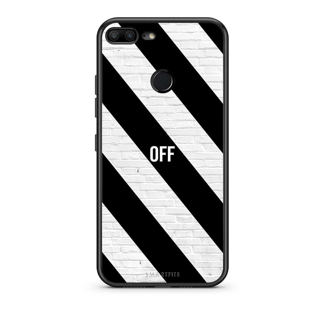 Honor 9 Lite Get Off θήκη από τη Smartfits με σχέδιο στο πίσω μέρος και μαύρο περίβλημα | Smartphone case with colorful back and black bezels by Smartfits