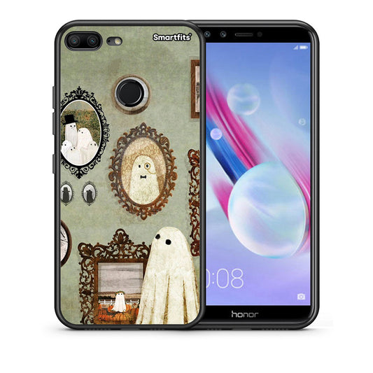 Θήκη Honor 9 Lite Halloween Ghost Season από τη Smartfits με σχέδιο στο πίσω μέρος και μαύρο περίβλημα | Honor 9 Lite Halloween Ghost Season case with colorful back and black bezels
