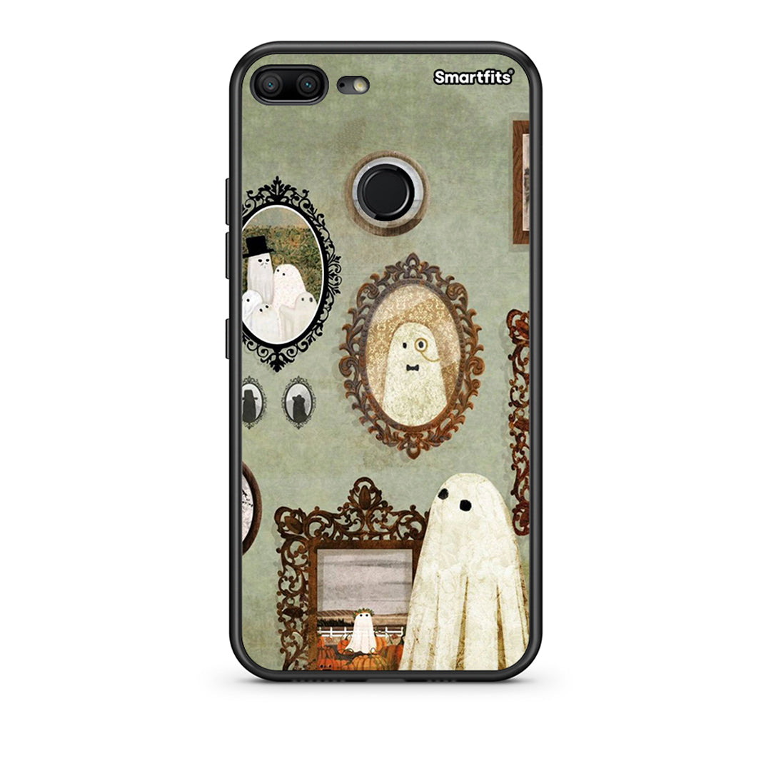 Honor 9 Lite Halloween Ghost Season Θήκη από τη Smartfits με σχέδιο στο πίσω μέρος και μαύρο περίβλημα | Smartphone case with colorful back and black bezels by Smartfits