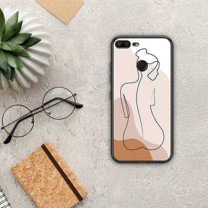LineArt Woman - Honor 9 Lite θήκη