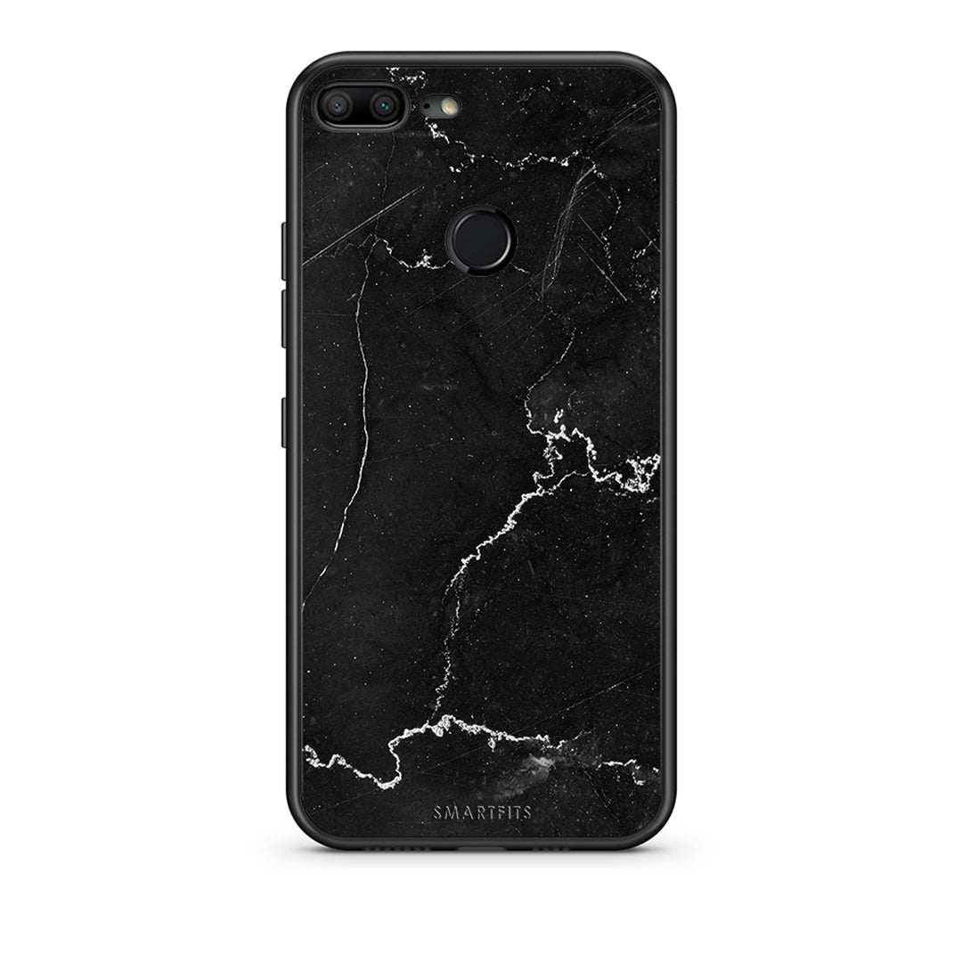 Huawei Honor 9 Lite Marble Black θήκη από τη Smartfits με σχέδιο στο πίσω μέρος και μαύρο περίβλημα | Smartphone case with colorful back and black bezels by Smartfits