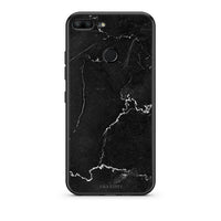 Thumbnail for Huawei Honor 9 Lite Marble Black θήκη από τη Smartfits με σχέδιο στο πίσω μέρος και μαύρο περίβλημα | Smartphone case with colorful back and black bezels by Smartfits