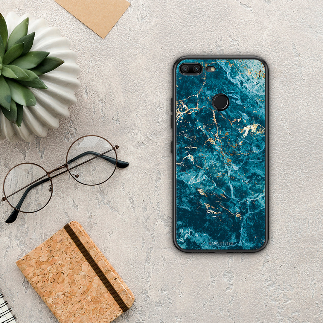 Marble Blue - Honor 9 Lite θήκη