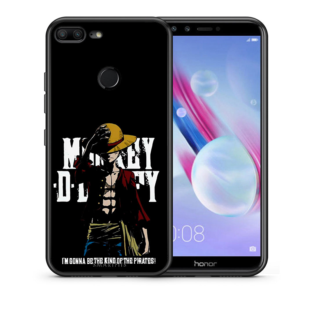Θήκη Honor 9 Lite Pirate King από τη Smartfits με σχέδιο στο πίσω μέρος και μαύρο περίβλημα | Honor 9 Lite Pirate King case with colorful back and black bezels