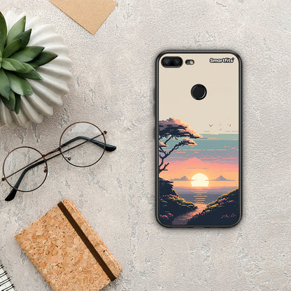 Pixel Sunset - Honor 9 Lite θήκη