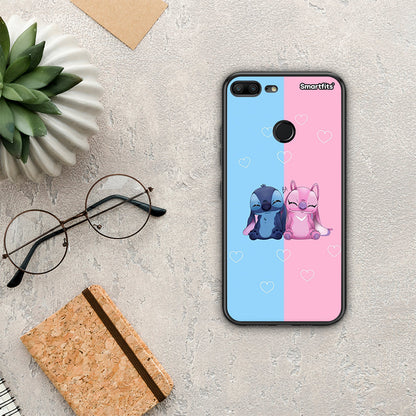 Stitch And Angel - Honor 9 Lite θήκη