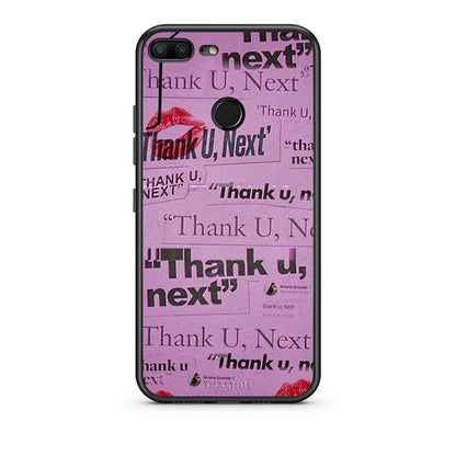Honor 9 Lite Thank You Next Θήκη Αγίου Βαλεντίνου από τη Smartfits με σχέδιο στο πίσω μέρος και μαύρο περίβλημα | Smartphone case with colorful back and black bezels by Smartfits