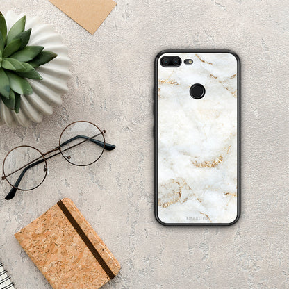 White Gold Marble - Honor 9 Lite θήκη