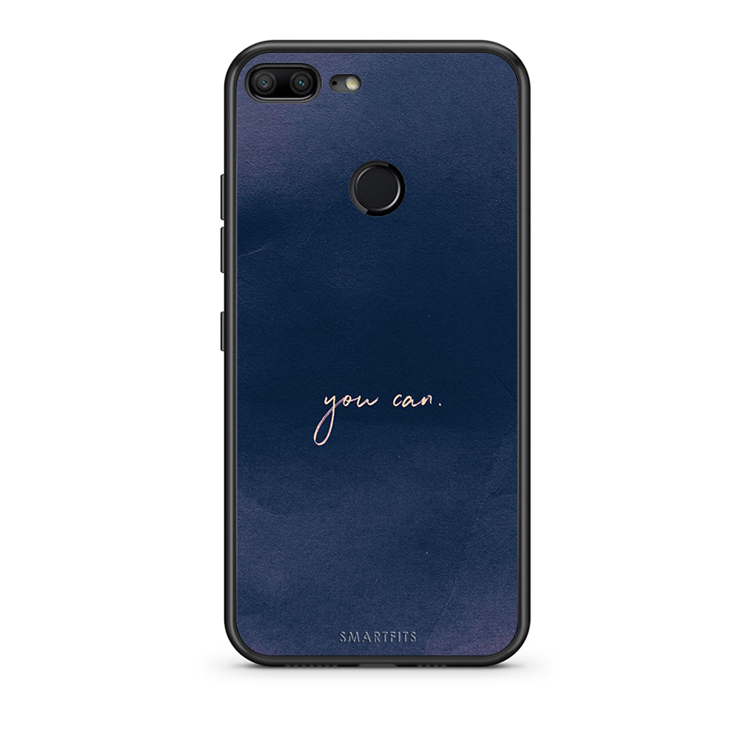 Honor 9 Lite You Can θήκη από τη Smartfits με σχέδιο στο πίσω μέρος και μαύρο περίβλημα | Smartphone case with colorful back and black bezels by Smartfits