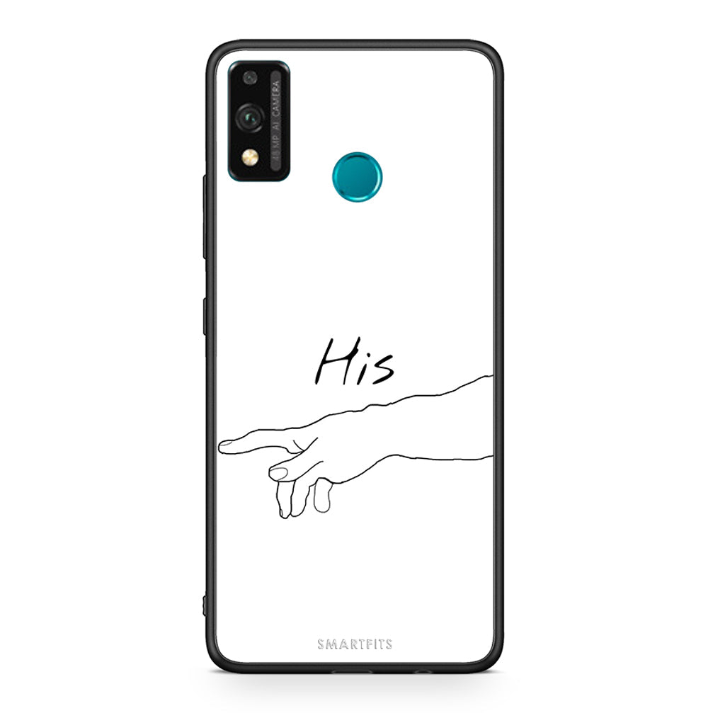Honor 9X Lite Aeshetic Love 2 Θήκη Αγίου Βαλεντίνου από τη Smartfits με σχέδιο στο πίσω μέρος και μαύρο περίβλημα | Smartphone case with colorful back and black bezels by Smartfits