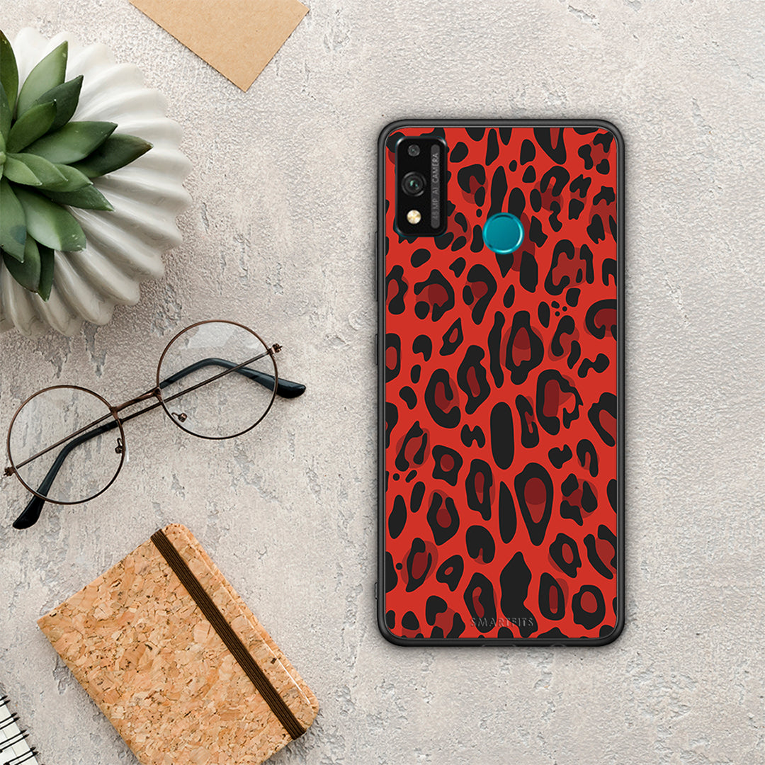 Animal Red Leopard - Honor 9X Lite θήκη